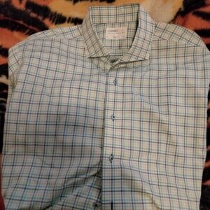 Authentic Lorenzo Uomo Mens Shirt. Design in Italy. Size L. New with no Tag.